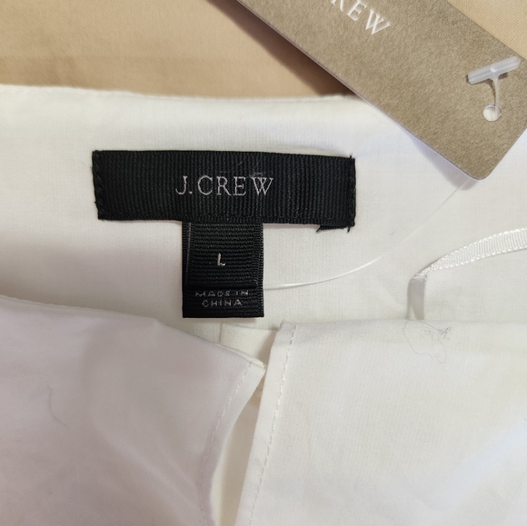 J Crew 100% cotton off the shoulder shirt - Picture 6 of 6